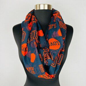 Chicago Bears Love Infinity Scarf by Forever Collectibles